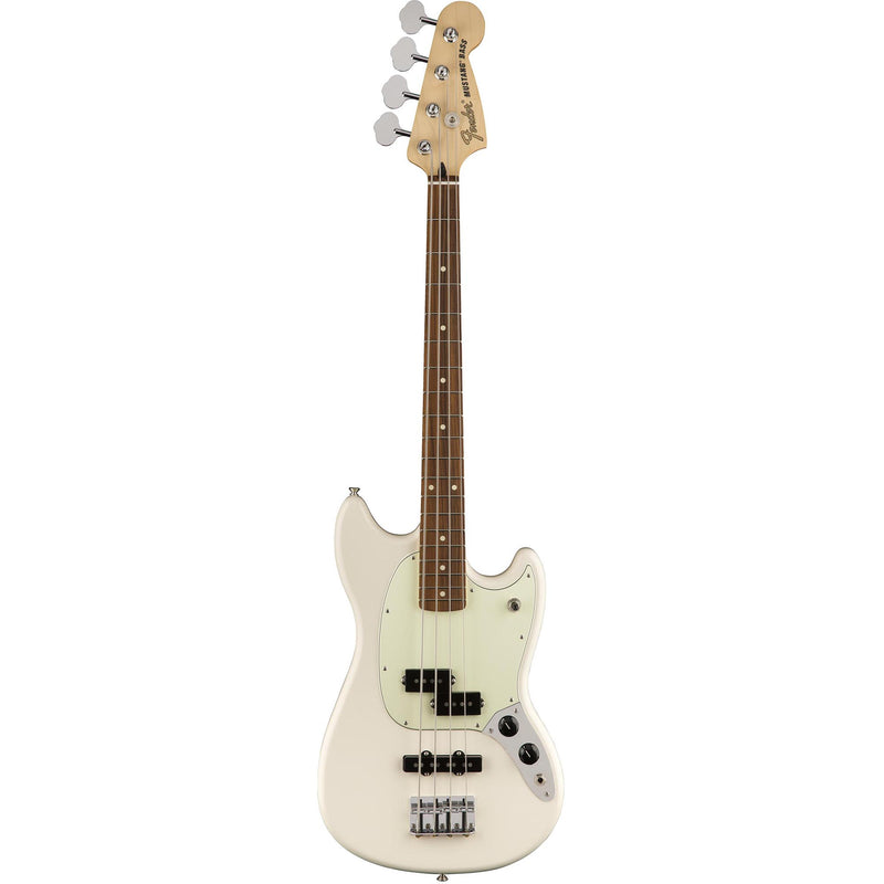 Fender Mustang Bass PJ - Pau Ferro Fingerboard - Olympic White