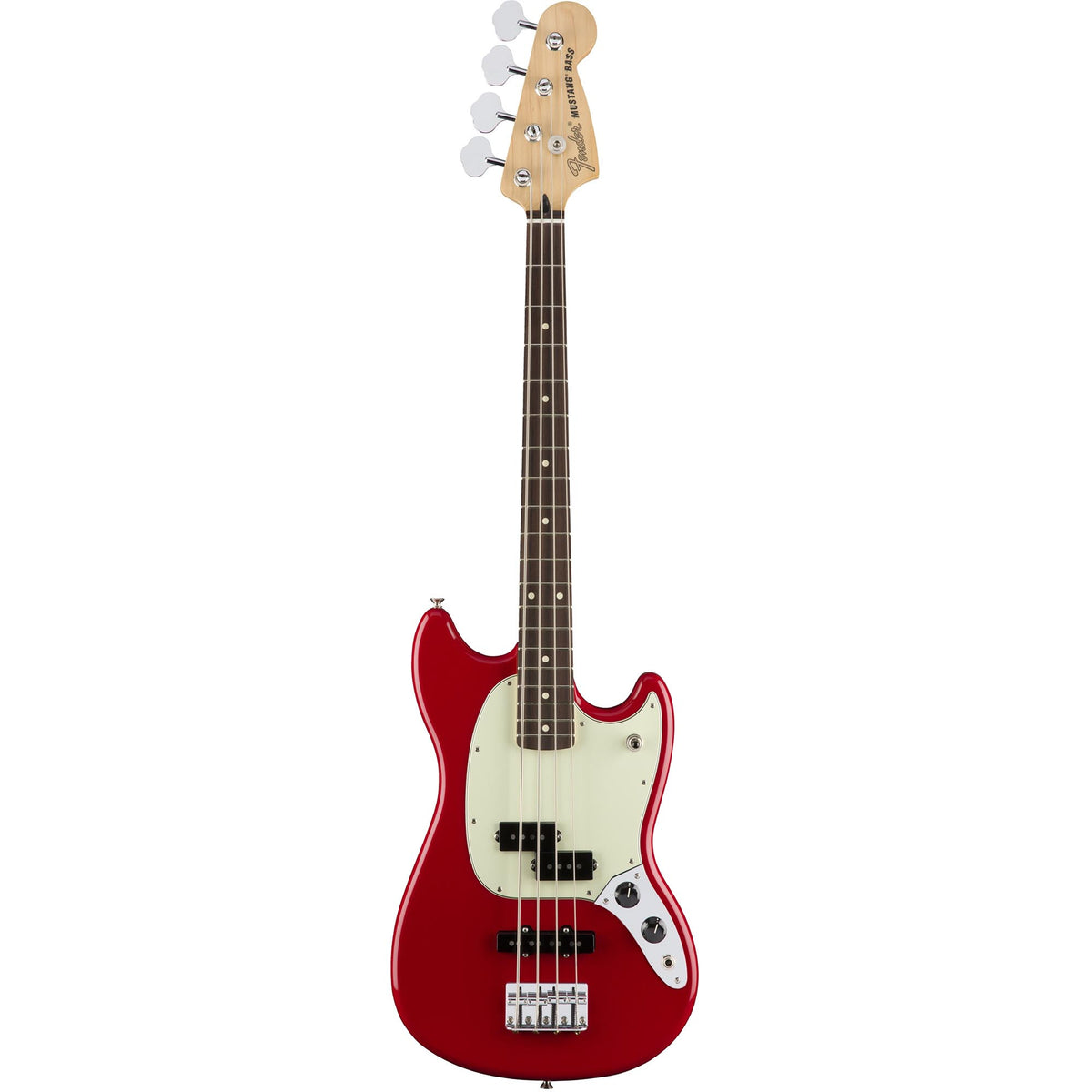 Fender Mustang Bass PJ - Rosewood - Torino Red