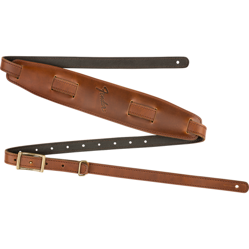 Fender Mustang Vintage Saddle Strap, Cognac
