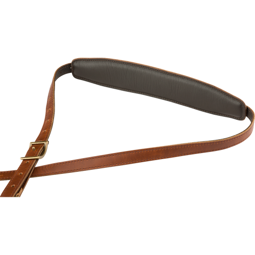 Fender Mustang Vintage Saddle Strap, Cognac