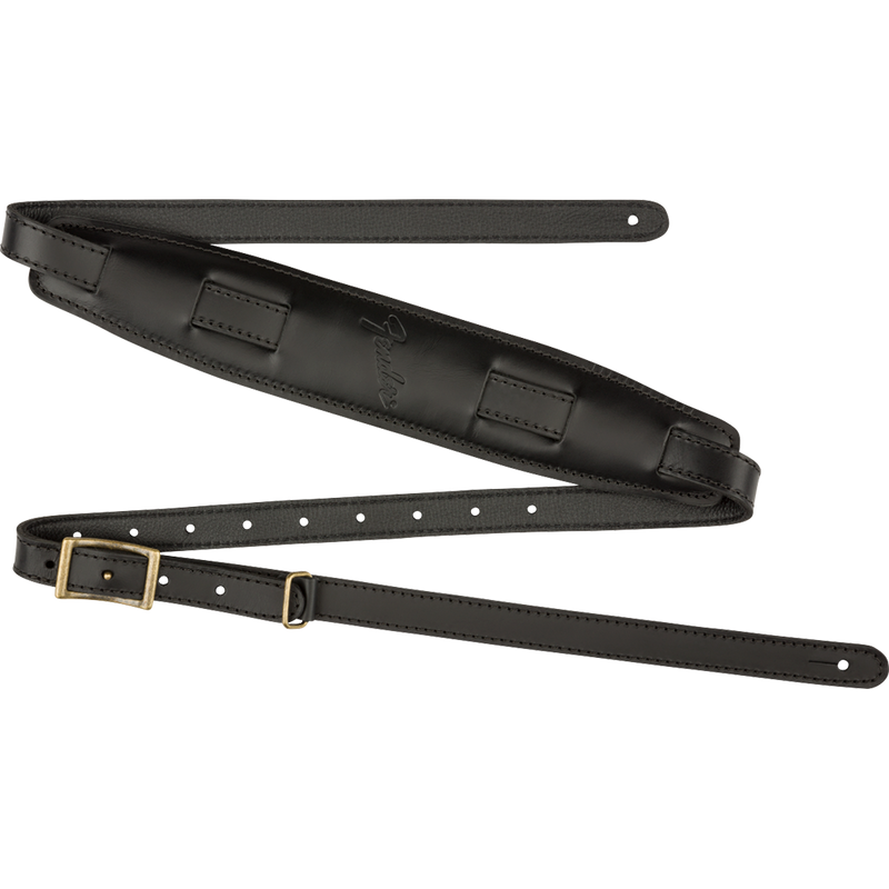 Fender Mustang Vintage Saddle Strap Long, Black