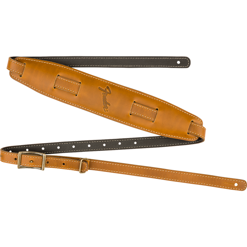 Fender Mustang Vintage Saddle Strap Long, Butterscotch