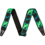 Fender Neon Monogrammed Strap, Green/Blue