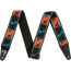 Fender Neon Monogrammed Strap, Blue/Orange