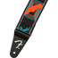 Fender Neon Monogrammed Strap, Blue/Orange