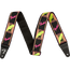 Fender Neon Monogrammed Strap, Yellow/Pink