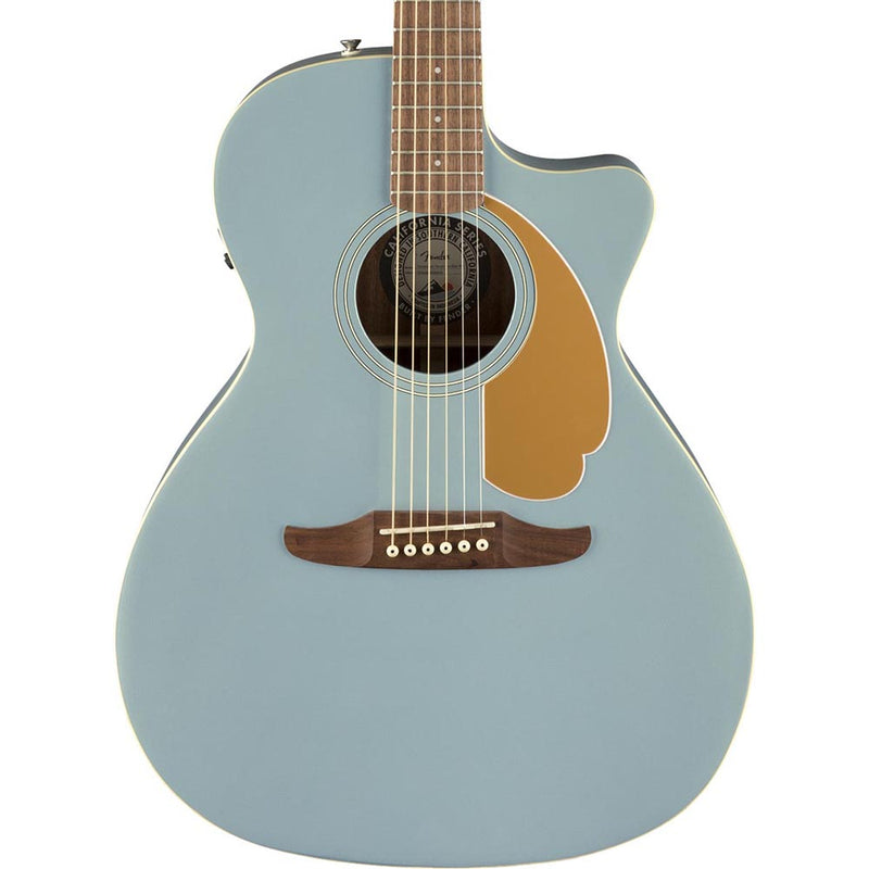 Fender Newporter Player Guitar, Walnut Fingerboard, Ice Blue Satin