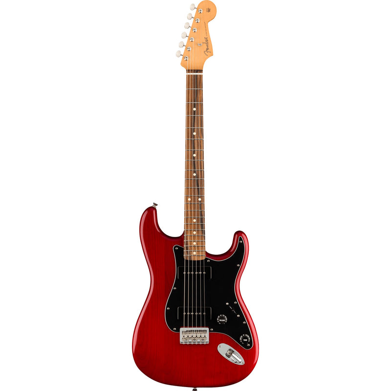 Fender Noventa Stratocaster Pau Ferro, Crimson Red Transparent