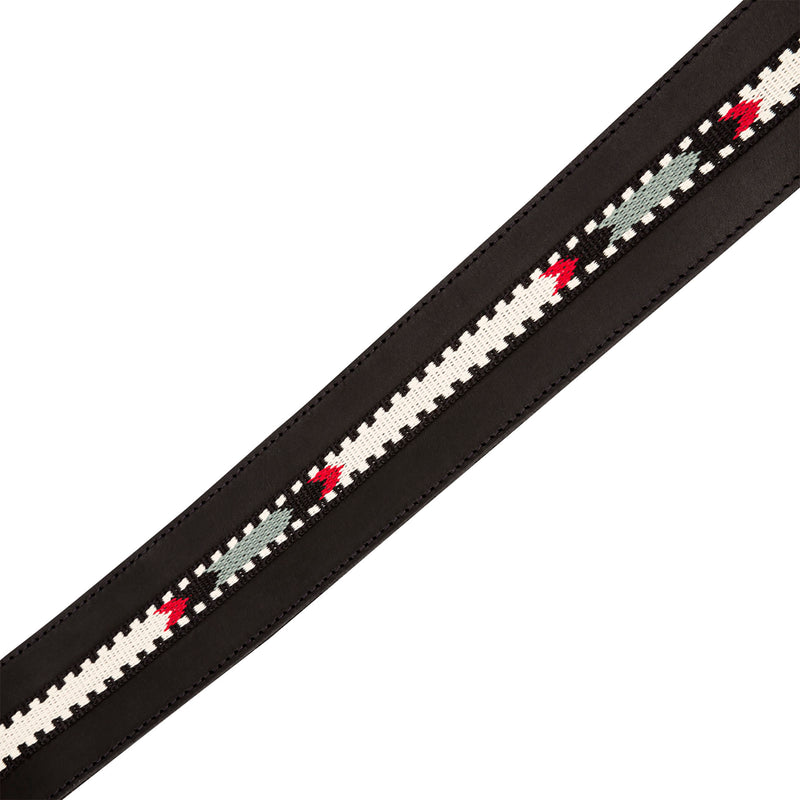 Fender Paramount Acoustic Leather Strap, Black