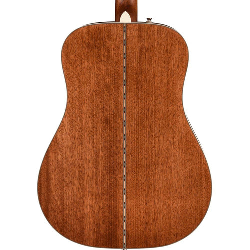 Fender PD-220E Dreadnought Acoustic Guitar With Case, Ovangkol, 3-Tone Vintage Sunburst