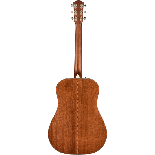 Fender PD-220E Dreadnought Acoustic Guitar With Case, Ovangkol, 3-Tone Vintage Sunburst