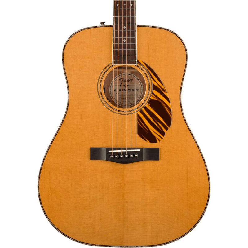 Fender PD-220E Dreadnought Acoustic Guitar With Case, Ovangkol, Natural
