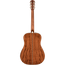 Fender PD-220E Dreadnought Acoustic Guitar With Case, Ovangkol, Natural