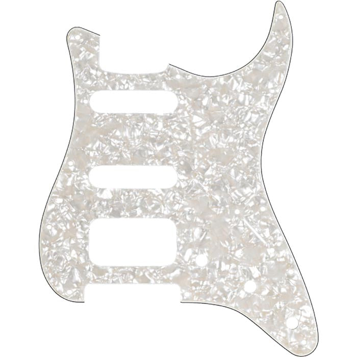 Fender Pickguard, Strat, 11 Hole H/S/S Configuration, 2 Screw Humbucker Pickup M