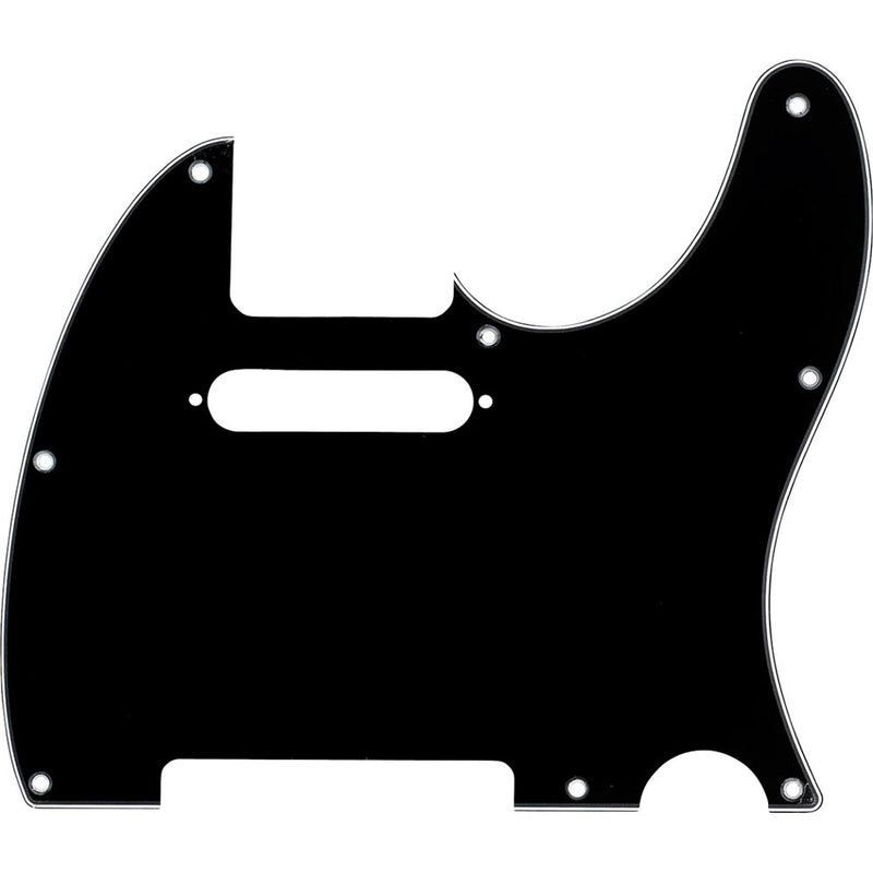 Fender Pickguard, Telecaster, 8 Hole Mount, 3-Ply, Black