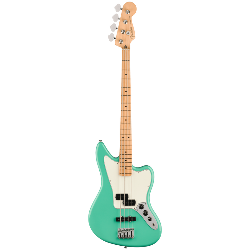 Fender Player Jaguar Bass Guitar, Maple, Sea Foam Green