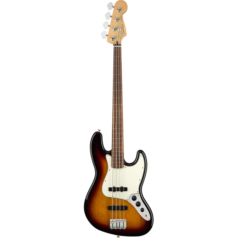 Fender Player Jazz Bass Fretless, Pau Ferro Fingerboard, 3 Color Sunburst