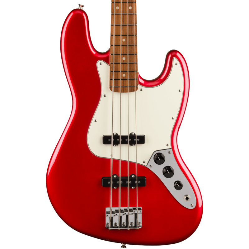 Fender Player Jazz Bass Guitar, Pau Ferro, Candy Apple Red