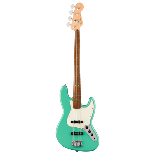 Fender Player Jazz Bass Guitar, Pau Ferro, Sea Foam Green