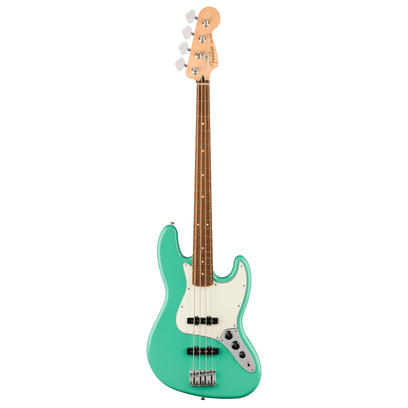 Fender Player Jazz Bass Guitar, Pau Ferro, Sea Foam Green