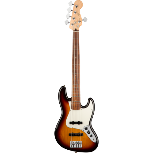 Fender Player Jazz Bass Guitar V, Pau Ferro, 3-Color Sunburst