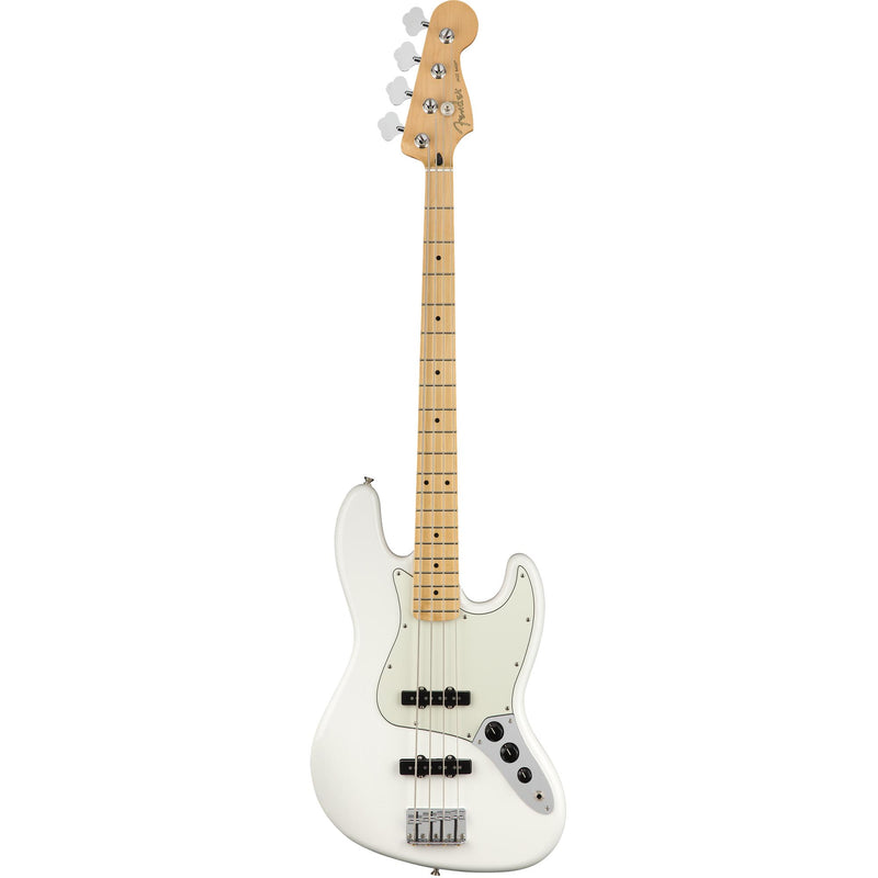 Fender Player Jazz Bass Guitar Polar White with Maple Fingerboard