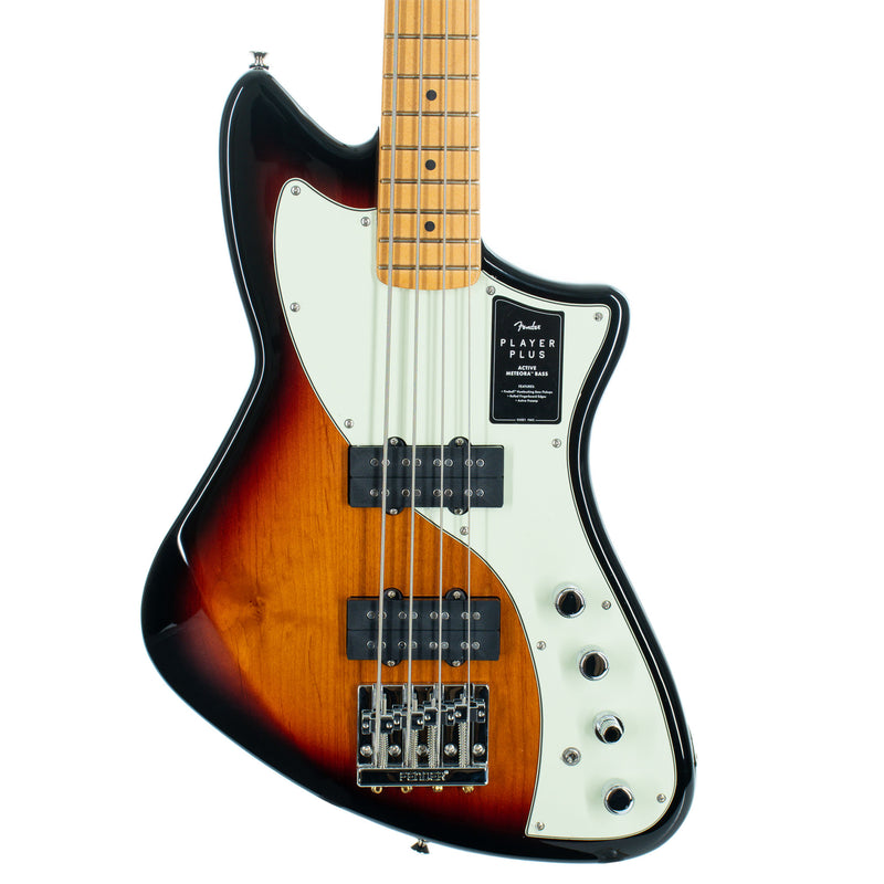 Fender Player Plus Active Meteora Bass, Maple, 3-Color Sunburst