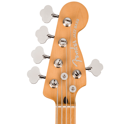 Fender Player Plus Jazz Bass V, Maple, Fiesta Red, Electric Bass Guitar