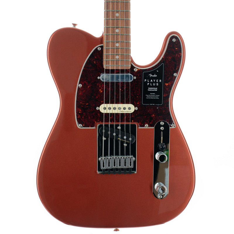 Fender Player Plus Nashville Telecaster Pau Ferro, Aged Candy Apple Red