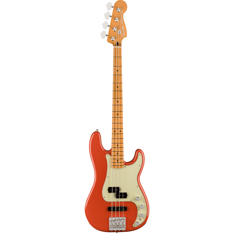 Fender Player Plus Precision Bass Guitar, Maple, Fiesta Red