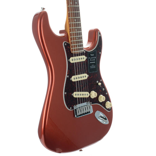 Fender Player Plus Stratocaster Pau Ferro, Aged Candy Apple Red