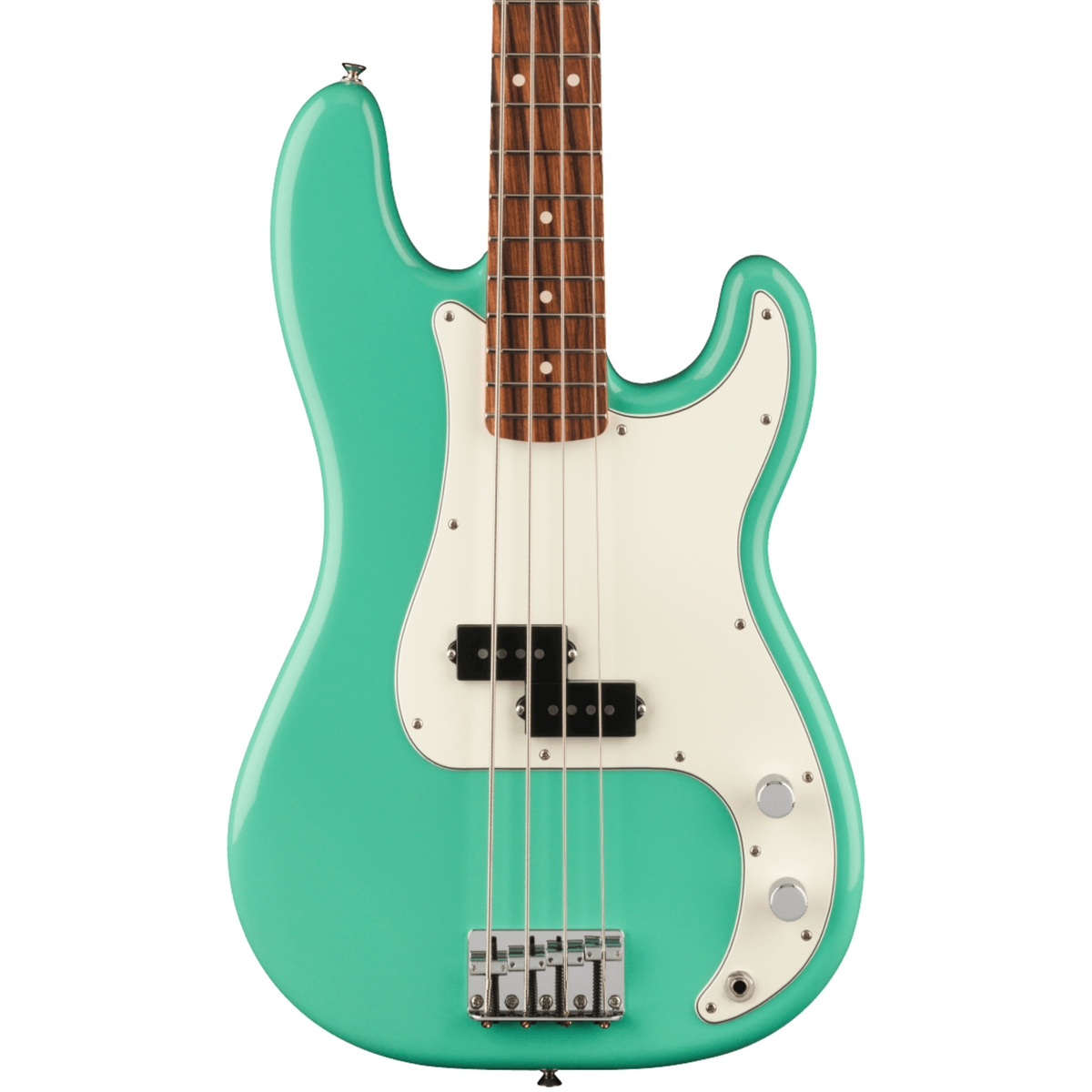 Fender Player Precision Bass Guitar, Pau Ferro, Sea Foam Green