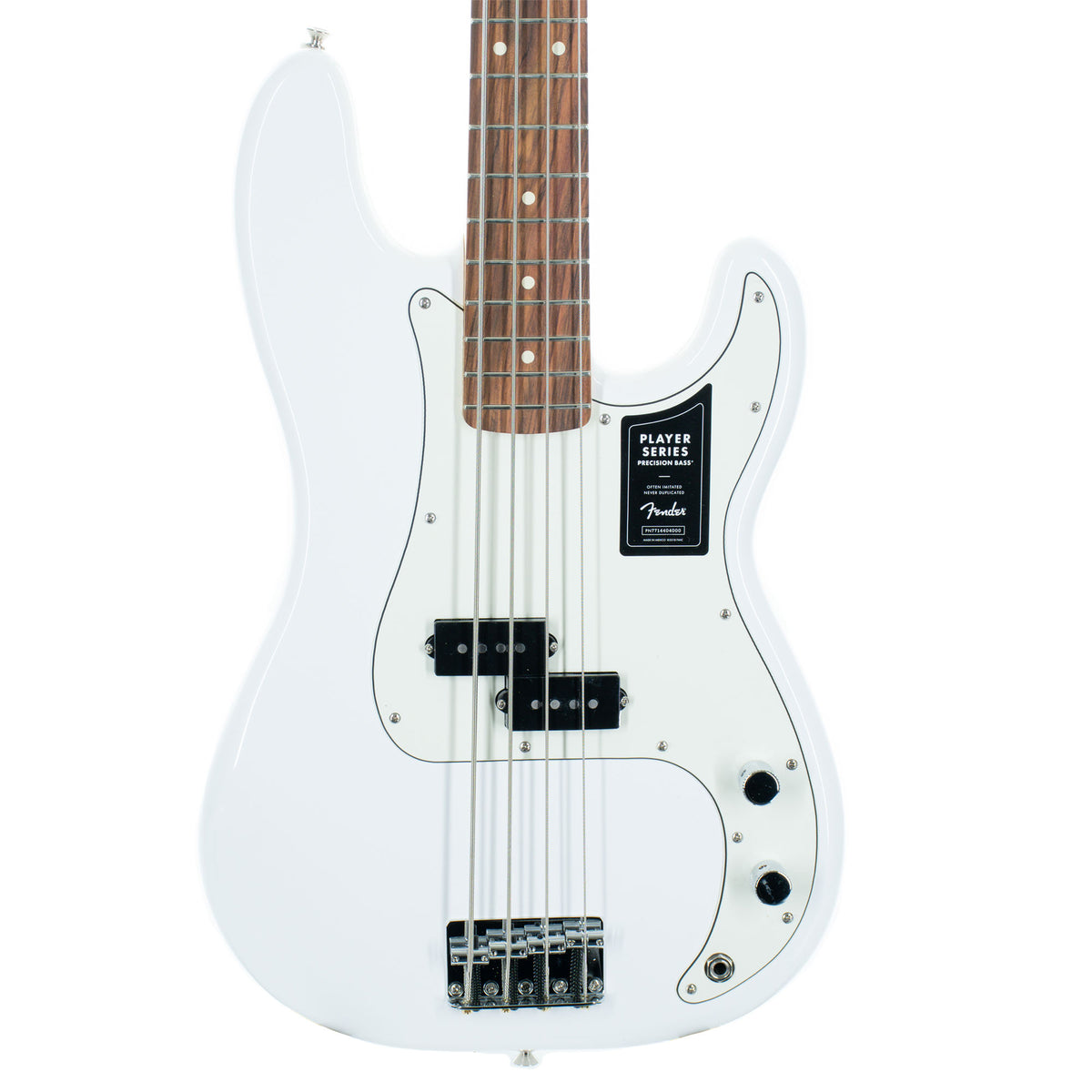 Fender Player Series Precision Bass - Pau Ferro Fingerboard - Polar White