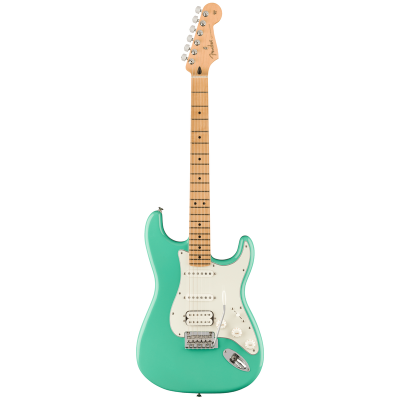 Fender Player Stratocaster HSS Electric Guitar, Maple, Sea Foam Green