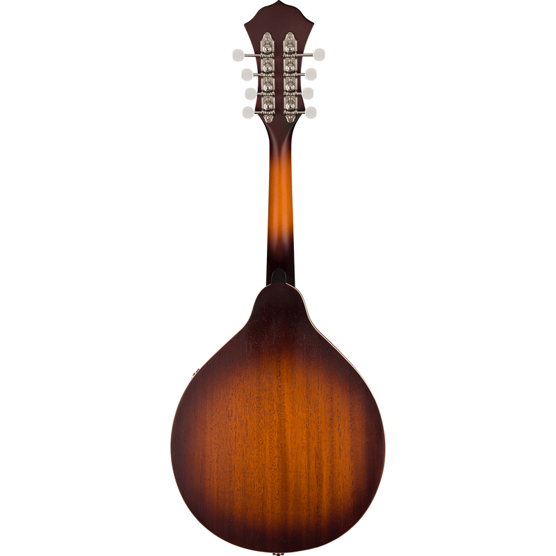 Fender PM-180E Mandolin With Bag, Walnut, Aged Cognac Burst