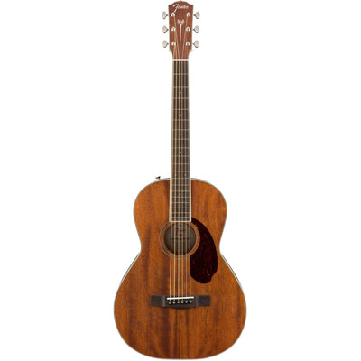 Fender PM-2 Parlor All Mahogany With Case - Natural