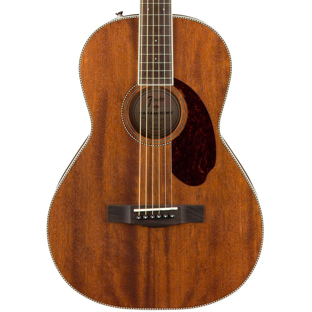 Fender PM-2 Parlor All Mahogany With Case - Natural