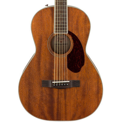 Fender PM-2 Parlor All Mahogany With Case - Natural