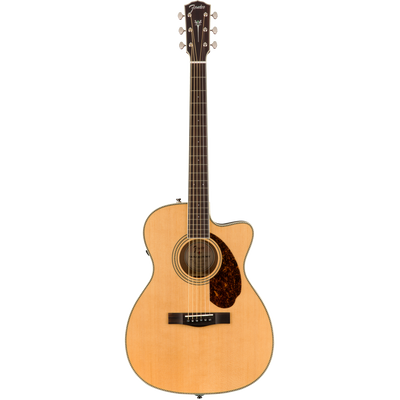 Fender PM-3 Triple-0 Standard Acoustic Guitar, Ovangkol, Natural With Case