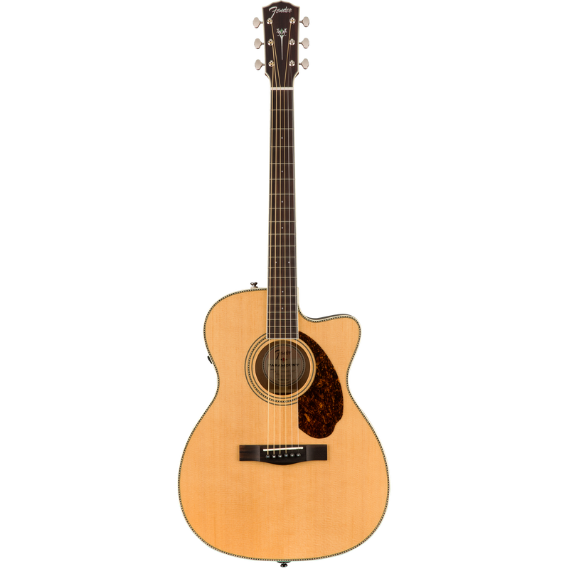 Fender PM-3 Triple-0 Standard Acoustic Guitar, Ovangkol, Natural With Case