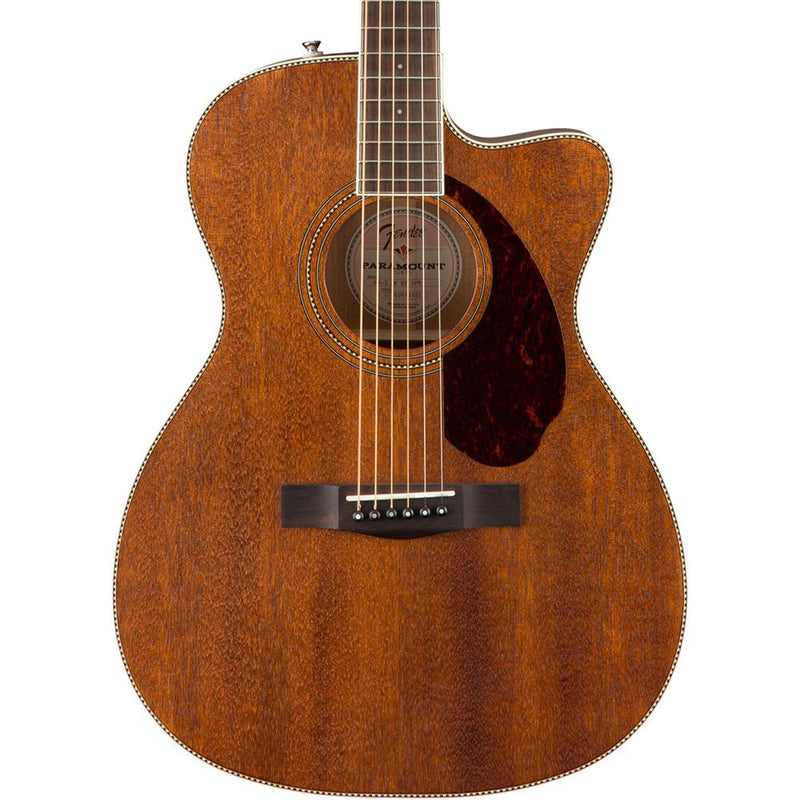 Fender PM3 Triple 0 Acoustic Guitar, All Mahogany, Natural