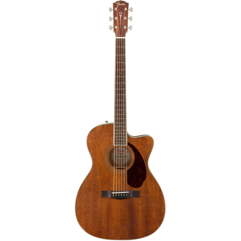 Fender PM3 Triple 0 Acoustic Guitar, All Mahogany, Natural