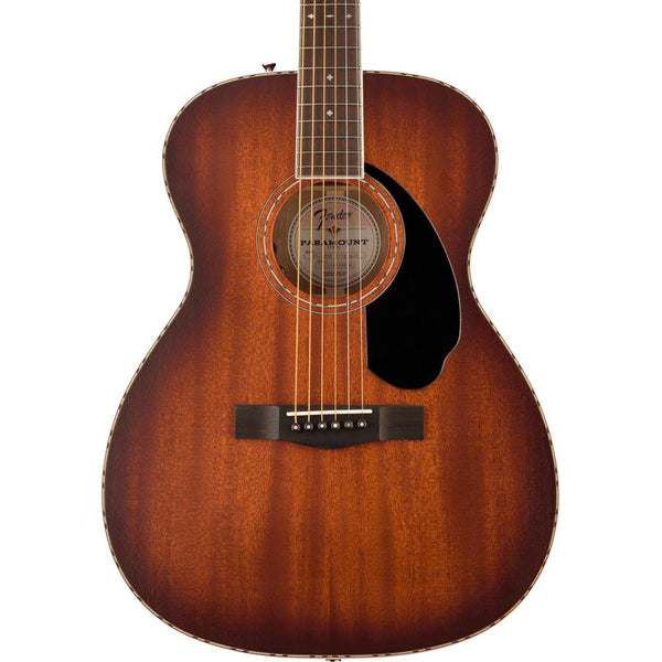 Fender PO-220E Orchestra With Case, All Mahogany, Ovangkol, Aged Cogna