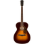 Fender PO-220E Orchestra Acoustic Guitar With Case, Ovangkol, 3-Tone Vintage Sunburst