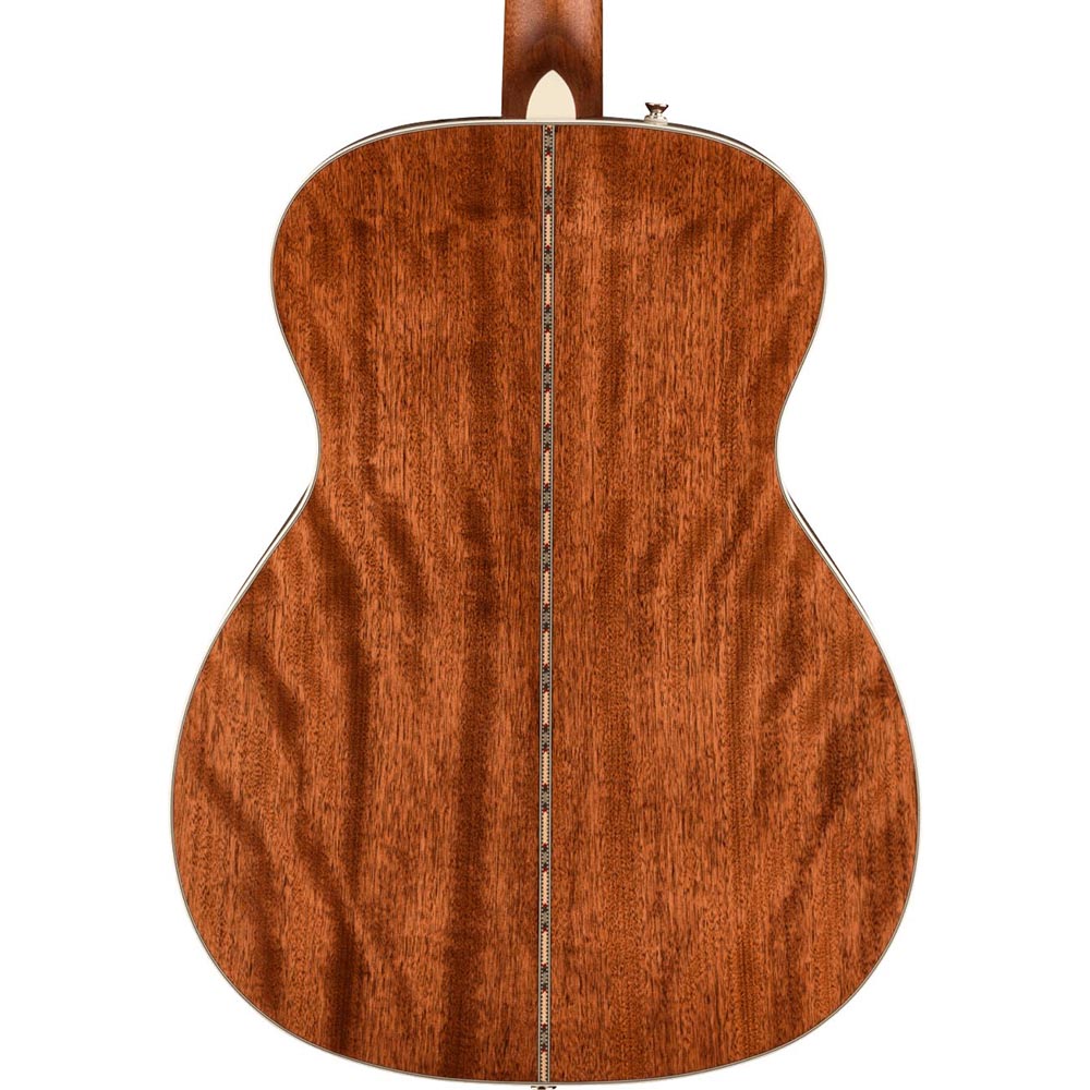Fender PO-220E Orchestra Acoustic Guitar With Case, Ovangkol, Natural