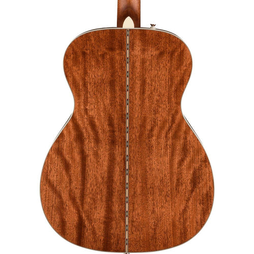 Fender PO-220E Orchestra Acoustic Guitar With Case, Ovangkol, Natural