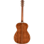 Fender PO-220E Orchestra Acoustic Guitar With Case, Ovangkol, Natural