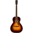 Fender PS-220E Parlor Acoustic Guitar With Case, Ovangkol, 3-Tone Vintage Sunburst
