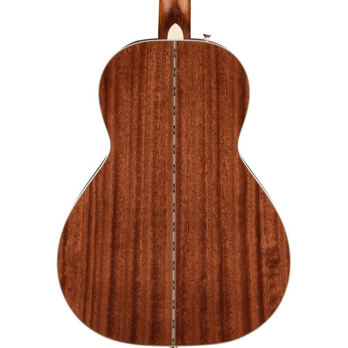 Fender PS-220E Parlor Acoustic Guitar With Case, Ovangkol