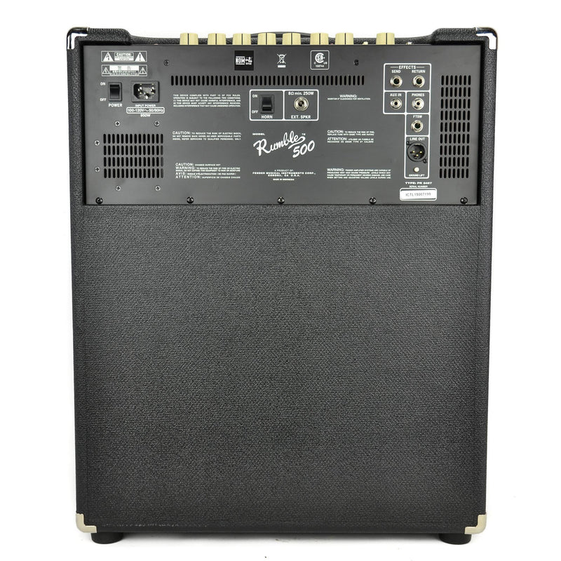 Fender Rumble 500 (V3) - 120V - Black/Silver